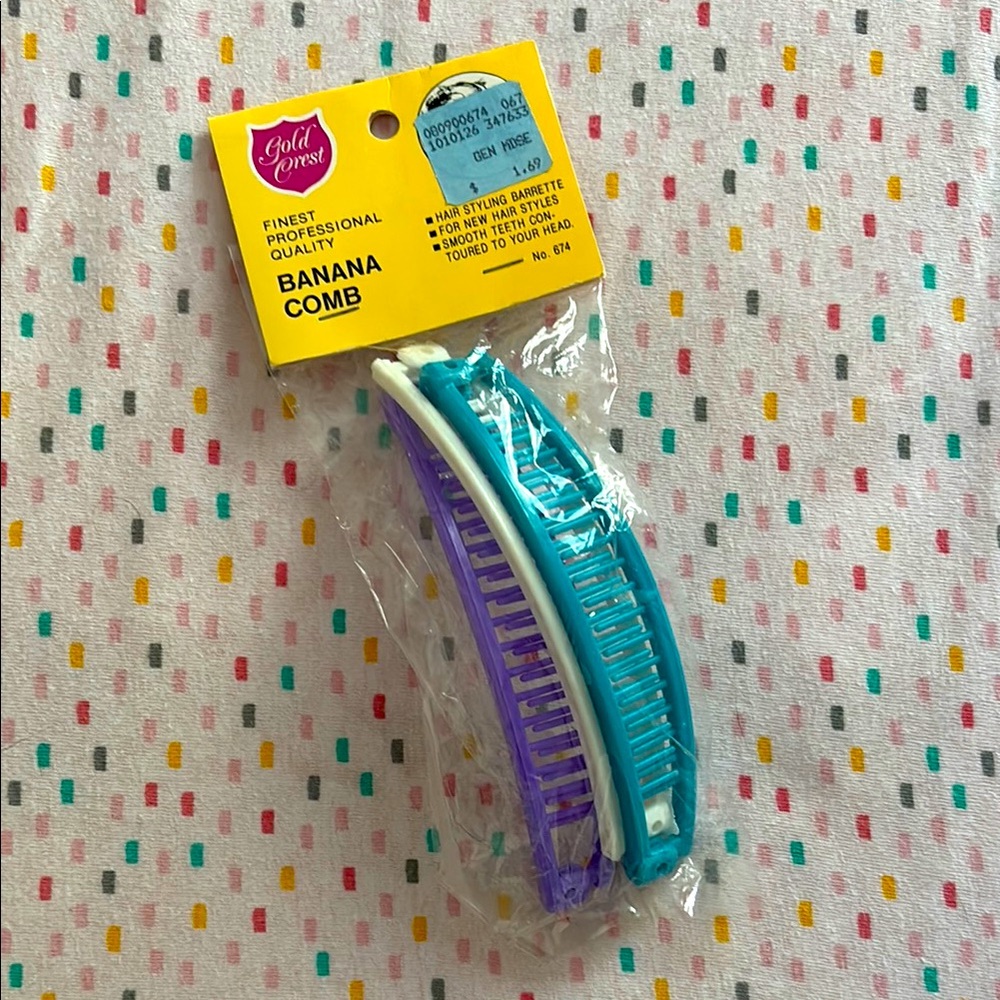Gold Crest 3-pack Banana Combs